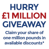 One million pound giveaway