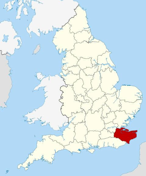 Map of Canterbury