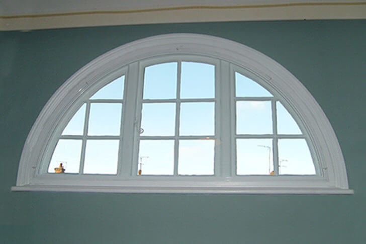 Bespoke uPVC window interior view