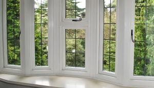 uPVC bay window with double glazing