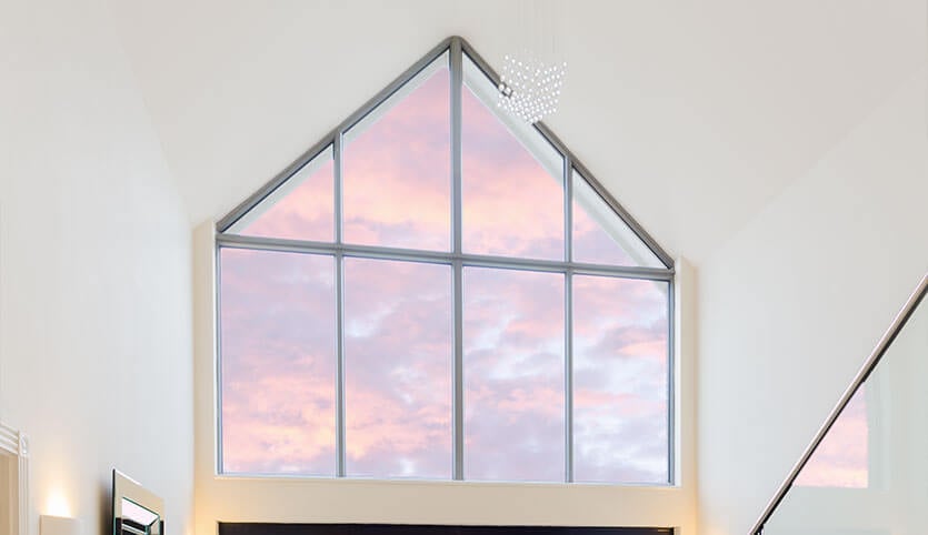 Aluminium Gable Shaped Windows