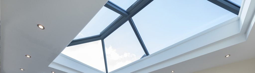 Black uPVC roof lantern