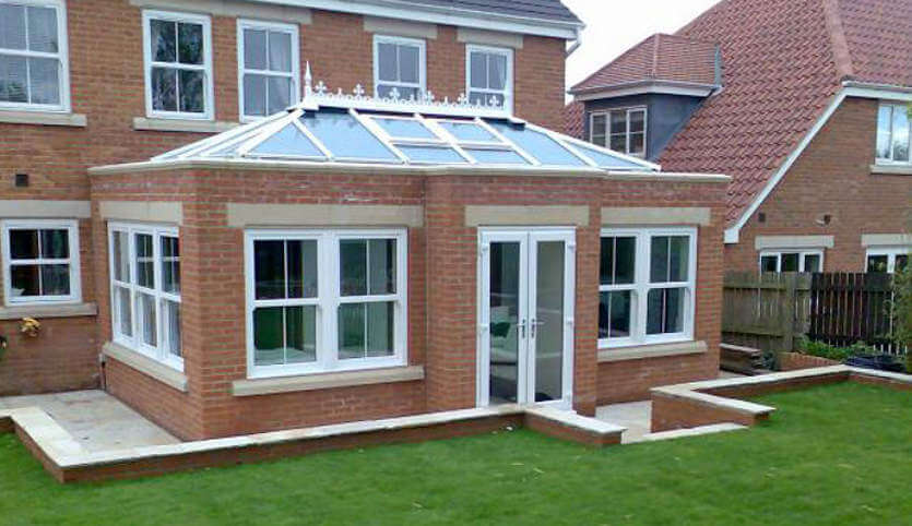 White orangery installation