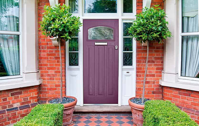 Classic looking composite door.