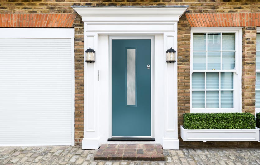 Blue Composite Door installed in Folkestone.