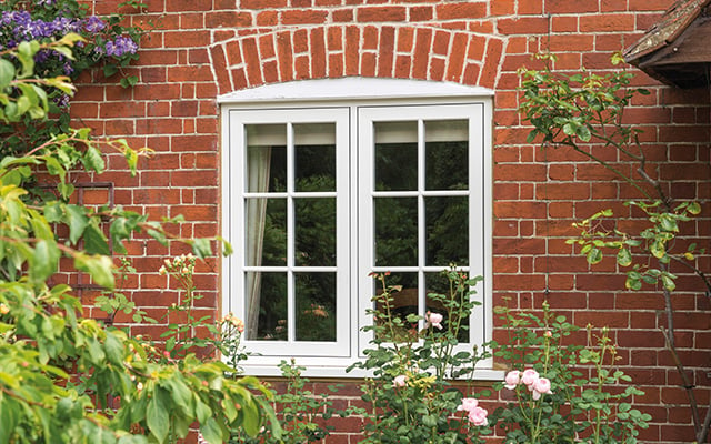 A Flush white Evolution window