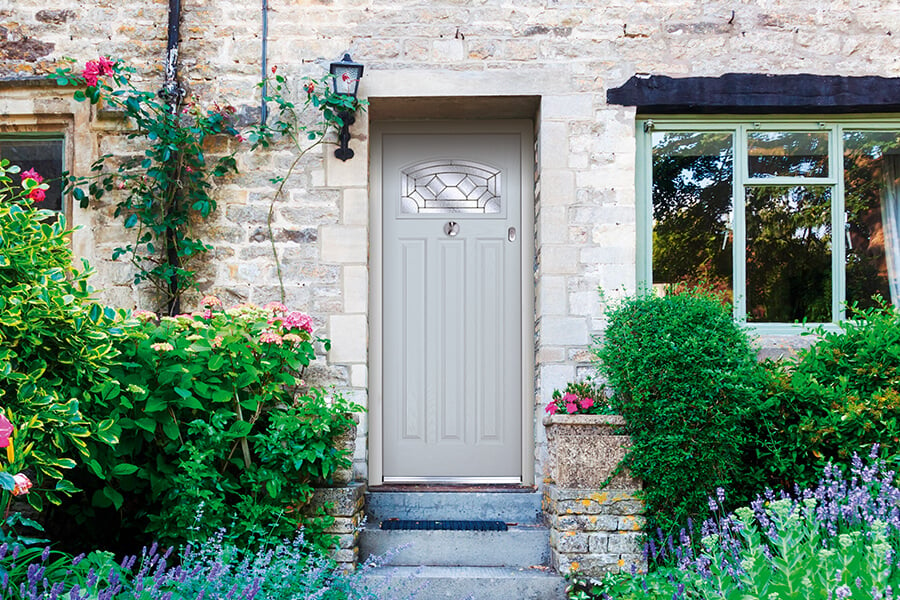 Traditional composite door