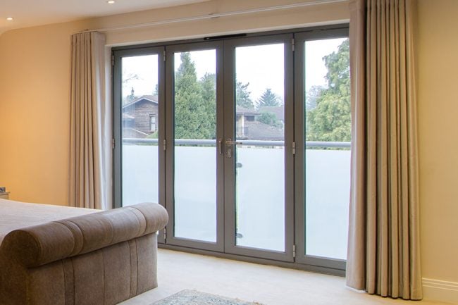 Aluminium French doors 