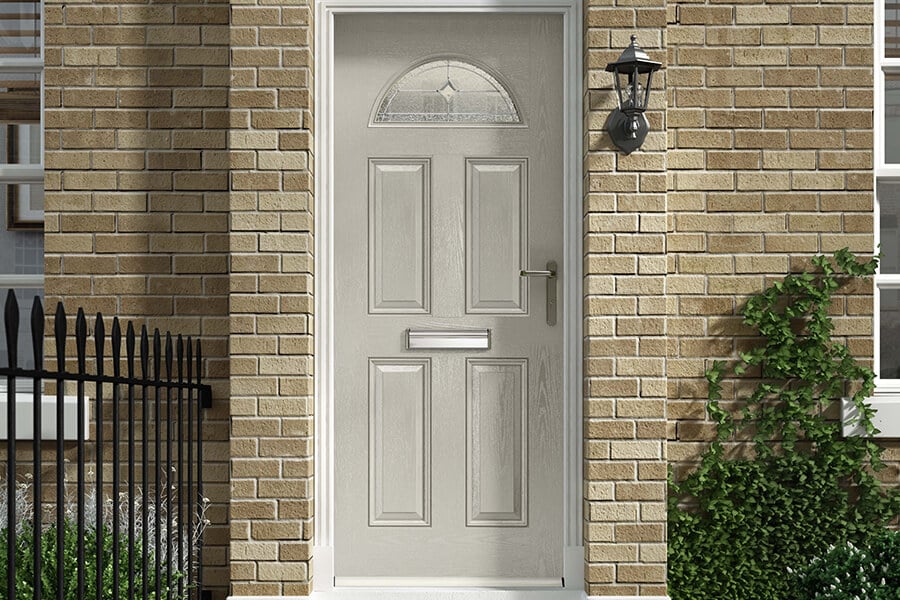 Grey composite door