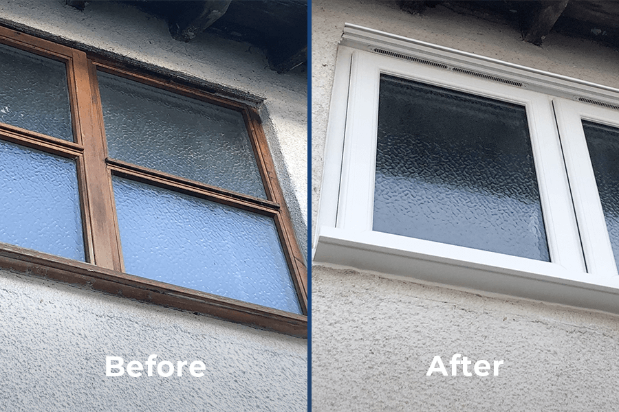 before after window