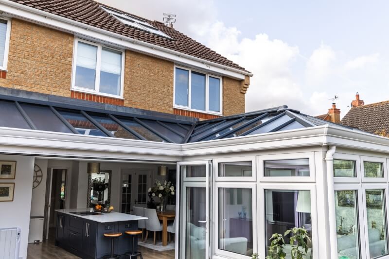 P-Shaped Solid Roof Extension