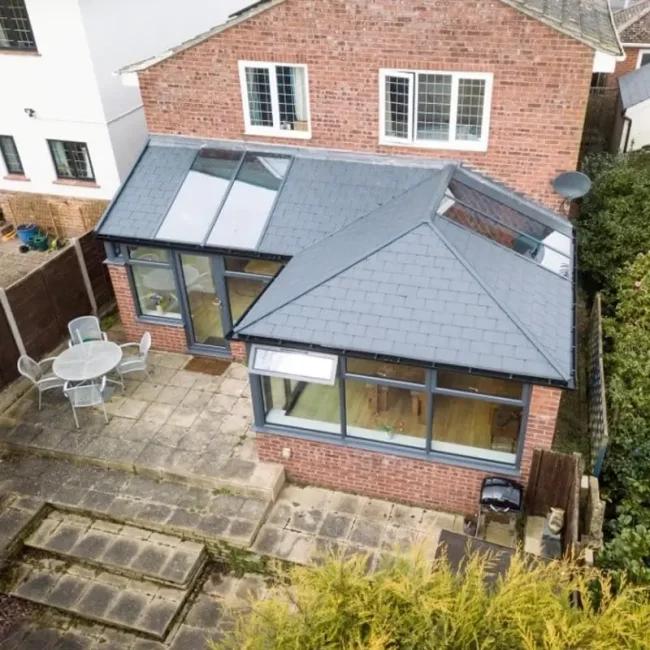 This p-shaped Ultraroof conservatory is a room for all seasons – Mrs Kerr